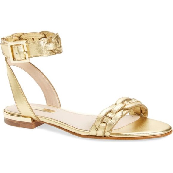 louise et cie claire ankle strap flat